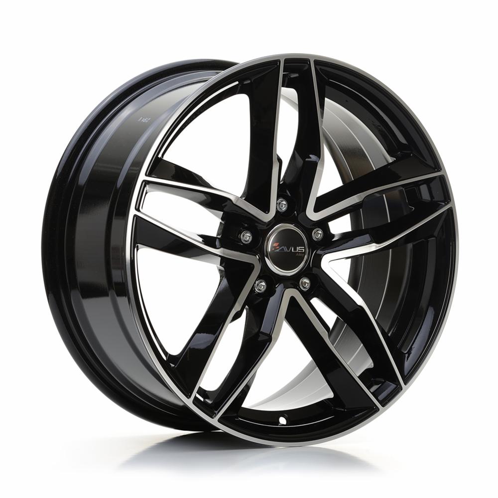 Leichtmetallfelgen AF16 BLACK POLISHED
