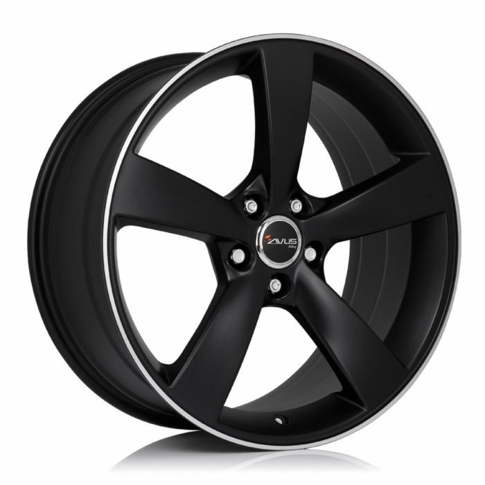 Leichtmetallfelgen AF10 MATT BLACK POLISHED