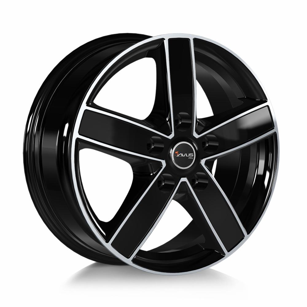 Leichtmetallfelgen AC-V51 BLACK POLISHED