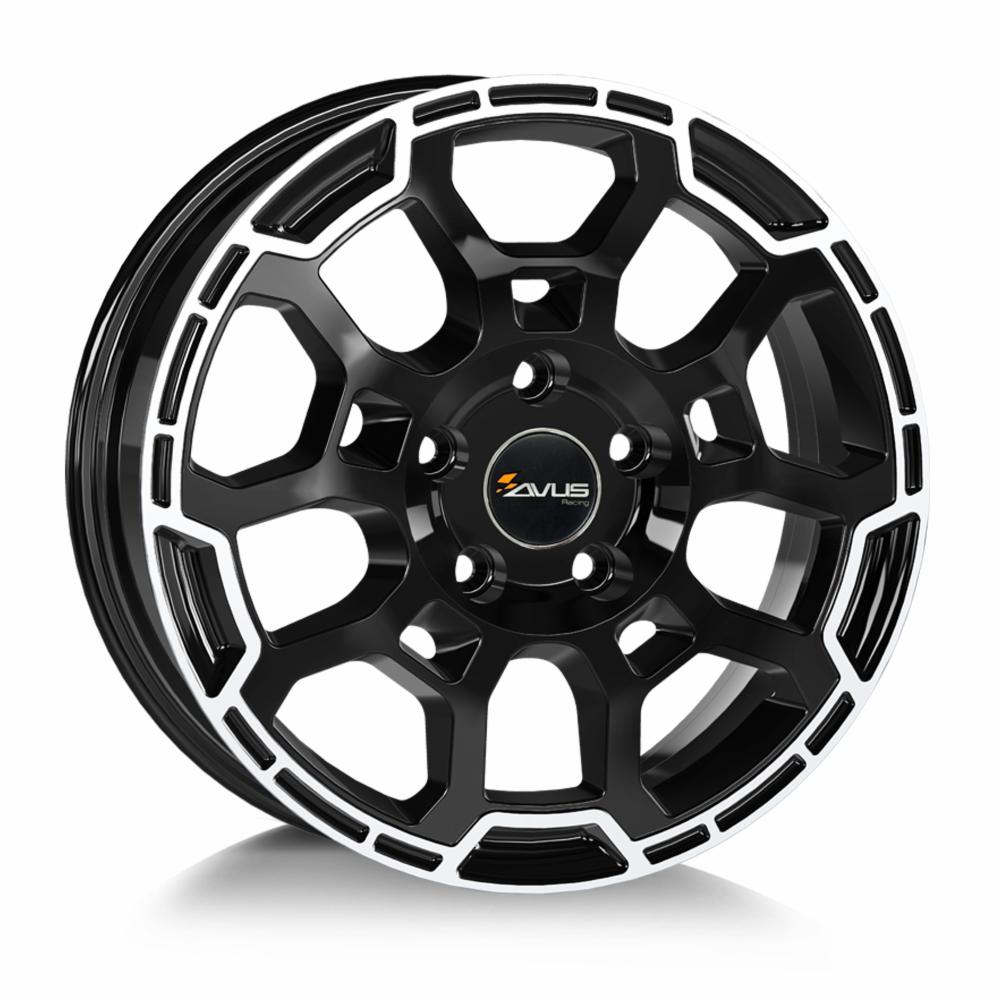 Alloy Wheels AVUS AC-V01 BLACK POLISHED